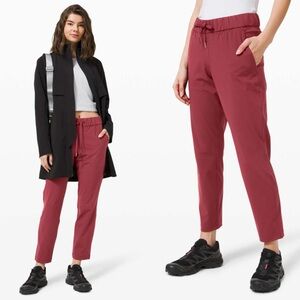 Lululemon On The Fly 7/8 Pant Jogger Chianti